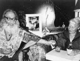 Frida Waterhouse with Murshid Samuel Lewis